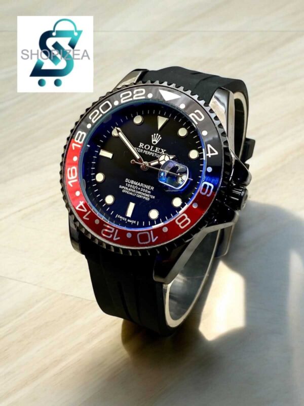 Rolex Men’s Submariner Watch – Date Function, Rubber Strap by Shopizea - Image 3