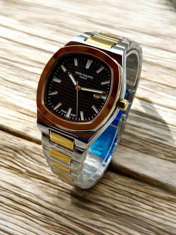 Patek Philippe Men’s Watch – Steel Chain, Date Function by Shopizea