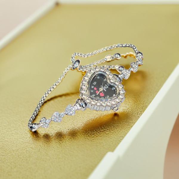 Crown Ladies Bracelet Watch – Silver & Rose Gold by Shopizea - Image 2